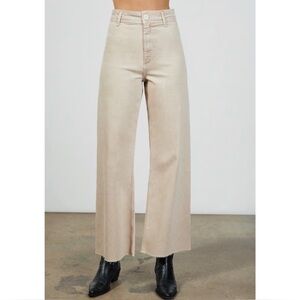 ZARA Beige Wide-Leg Pants